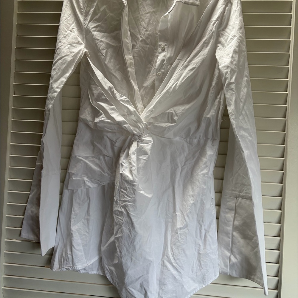 Ancler White Shirt Dress